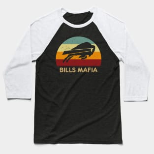 Retro Sunset - Buffalo Bills Mafia Baseball T-Shirt